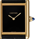 Montre Tank Must Femme – Noir & Gold