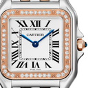 Montre Panthère Femme – Two Tone Diamond Rose Gold & Silver