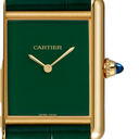 Montre Tank Louis Femme – Vert & Gold