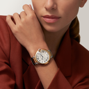 Montre Ballon Bleu Femme – Acier & Or