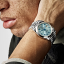Montre Day-Date Homme – Arabic Blue Dial