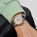 Montre Daytona Homme – Fond Blanc & Gold