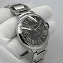 Montre Ballon Bleu Femme – Acier Fond Noir